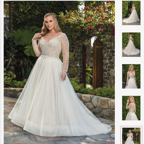 Casablanca Naomi Wedding Gown - Picture 1 of 8
